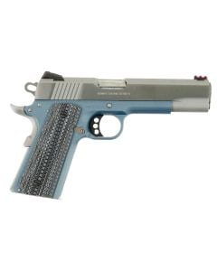 Colt Mfg Competition Government 9mm Luger Pistol 5" Blue Titanium O1072CCSBT