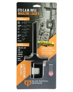 ETS Group  C.A.M Mag Loader Universal Style with Black Finish for Multi-Caliber AR-Platform