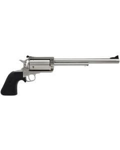 Magnum Research BFR500SW10 BFR Long Cylinder SAO 500 S&W Mag Caliber with 10" Barrel, 5rd Capacity Cylinder, Overall Brushed Stainless Steel Finish & Black Rubber Grip