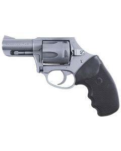 Charter Arms 74421 Bulldog  DAO 44 S&W Spl Caliber with 2.50" Barrel, 5rd Capacity Cylinder, Overall Matte Stainless Steel Finish, Hammerless Frame & Finger Grooved Black Rubber Grip