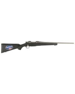 Mossberg 243 Win 5+1, 22" Fluted Barrel, Stainless Cerakote Metal, Black Syn Stock