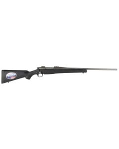 Mossberg 30-06 with 5+1, 22" Fluted Barrel, Stainless Cerakote Finish, Black Stock