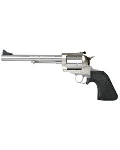 Magnum Research BFR45/707 BFR Long Cylinder SAO 45-70 Gov Caliber with 7.50" Barrel, 5rd Capacity Cylinder, Overall Brushed Stainless Steel Finish & Black Rubber Grip