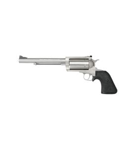 Magnum Research BFR454C7 BFR Short Cylinder SAO 454 Casull Caliber with 7.50" Barrel, 5rd Capacity Cylinder, Overall Brushed Stainless Steel Finish & Black Rubber Grip