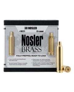 Nosler Premium Brass Unprimed Cases 30 Nosler Rifle Brass