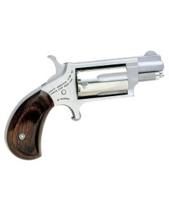 NAA 22Mag Mini-Revolver, 22Magnum, 1.125", 5-Shot, Stainless, 22MS