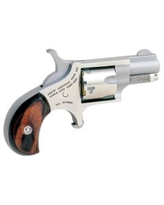 North American Arms 22S Mini-Revolver  22 Short Caliber with 1.13" Barrel, 5rd Capacity Cylinder, Overall Stainless Steel Finish & Rosewood Birdshead Grip