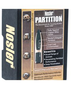 Nosler Partition  8mm .323 200 GR Partition Spitzer 50 Per Box