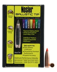 Nosler Ballistic Tip Bullet 7mm 120 Gr 50/Box