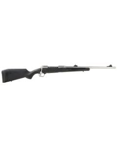 Savage 338 Win Mag 4+1, 20" Barrel, Stainless, Black Synthetic RH Stock