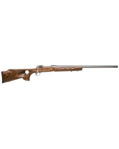 Savage 204 Ruger 4+1, 26" Barrel, Stainless, Brown Thumbhole Stock, Box Magazine
