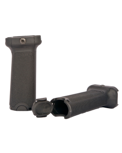BCM Gunfighter Vertical Grip  Polymer With Black Aggressive Textured Finish with Storage Compartment for Picatinny Rail