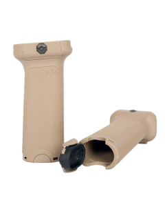 BCM Gunfighter Vertical Grip Polymer With Flat Dark Earth Textured Finish with Storage Compartment for Picatinny Rail
