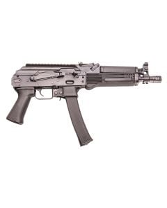 KALASHNIKOV USA KP-9, 9mm, 9.25" Barrel, 18.25" Overall, 30+1 Capacity, Black, Polymer grip, Dust cover-mounted rail, AK-style pistol