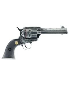 Chiappa Firearms 340089 SAA 1873  22 LR Caliber with 4.75" Barrel, 6rd Capacity Cylinder, Overall Antique Finish Steel & Black Polymer Grip