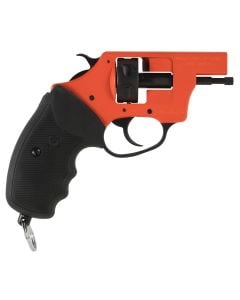 Charter Arms Pro 209 6Rd Starter Pistol Alum/Steel Black Rubber Grips Orange Cerakote 82090