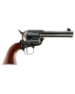 Taylors & Company 550887 1873 Cattleman SAO 45 Colt (LC) Caliber with 4.75" Blued Finish Barrel, 6rd Capacity Black Finish Cylinder, Color Case Hardened Finish Steel Frame & Walnut Grip