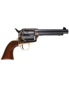 Taylors & Company 550847 Ranch Hand  45 Colt (LC) Caliber with 5.50" Blued Finish Barrel, 6rd Capacity Blued Finish Cylinder, Color Case Hardened Finish Steel Frame & Walnut Grip