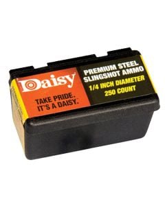 Daisy Powerline Premium Slingshot Ammo 1/4" Steel 250/Box