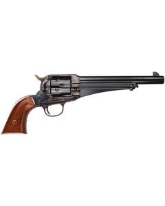 Taylors & Company 550383 1875 Army Outlaw 45 Colt (LC) Caliber with 7.50" Blued Finish Barrel, 6rd Capacity Blued Finish Cylinder, Color Case Hardened Finish Steel Frame & Walnut Grip