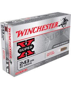 Winchester Super-X .243 Winchester 80 Gr Pointed Soft Point