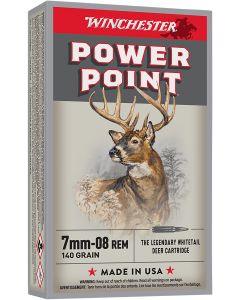 Winchester Power-Point 7mm-08 Rem. 140 Gr. PP 20/Box