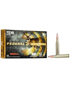 Federal Premium 270 Win. 150 Gr. Nosler Partition 20/Box