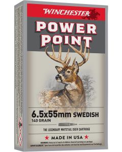 Winchester Power-Point 6.5X55 Swedish 140 Gr. 20/Box