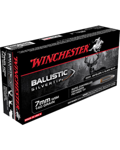 Winchester Ammo Ballistic Silvertip  7mm WSM 140 gr Rapid Controlled Expansion Polymer Tip 20 Bx/10 Cs