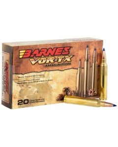 Barnes Bullets VOR-TX 300 Win Mag 165 gr Tipped TSX Boat-Tail Ammo - 20/Box