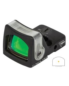 Trijicon RMR  Matte Black 1x 22x16mm 7 MOA Dual Illuminated Amber Dot Reticle