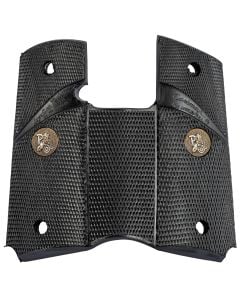 Pachmayr Signature Grip Wraparound Checkered Black Rubber for Colt Officer