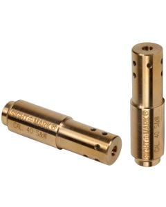 Sightmark Boresight, Red Laser for 40 S&W, Brass, Includes Battery Pack & Carrying Case