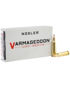 Nosler Varmageddon 22-250 Rem. 55 Gr. Flat Base Tipped 20/Box