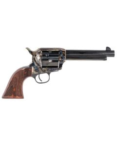 Taylors & Company 555130 Gambler  45 Colt (LC) Caliber with 5.50" Blued Finish Barrel, 6rd Capacity Blued Finish Cylinder, Color Case Hardened Finish Steel Frame & Checkered Walnut Grip