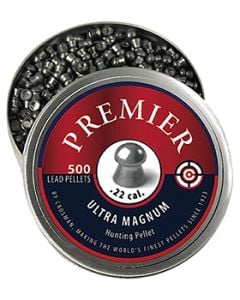 Crosman Premier Ultra Magnum 22 Lead Domed Pellet 500 Per Tin