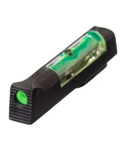HiViz OverMolded Front Sight Fixed Green Fiber Optic LitePipe Black Frame for Walther P99,PPQ,CCP