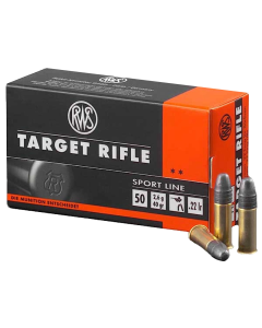 RWS/Umarex 2132478 Target Rifle Sport Line 22 LR 40 gr Lead Round Nose 50 Per Box
