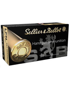 Sellier & Bellot Handgun  357 Mag 158 gr Lead Flat Nose (LFN) 50 Bx/ 20 Cs