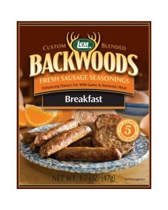 LEM Backwoods Breakfast Fresh Sausage Seasoning for 5 Lbs.