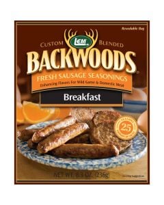 LEM Backwoods Breakfast Fresh Sausage Seasoning for 25 Lbs.