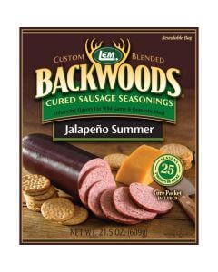 LEM Backwoods Jalapeno Summer Cured Sausage Seasoning for 25 Lbs.