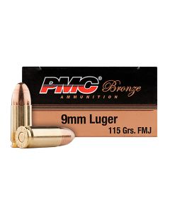 PMC Bronze Battle Pack 9mm Luger 115 gr Full Metal Jacket (FMJ) 300/Box