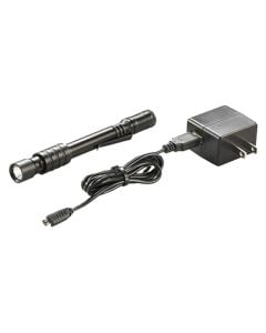Streamlight Stylus Pro USB Black Anodized Aluminum White LED 90/350 Lumens 109 Meters Range