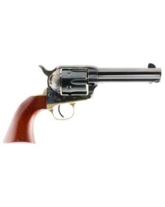 Taylors & Company 550526 Ranch Hand  357 Mag Caliber with 4.75" Blued Finish Barrel, 6rd Capacity Blued Finish Cylinder, Color Case Hardened Finish Steel Frame & Walnut Grip