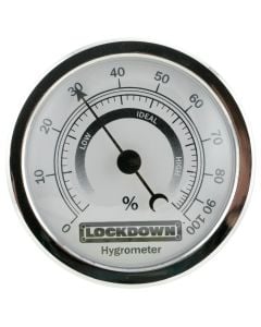 Lockdown Vault Hygrometer with Fastener/Hook