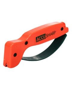 AccuSharp Sharpener Hand Held Tungsten Carbide Sharpener Orange