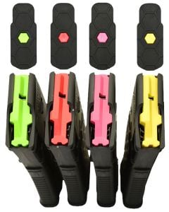 Hexmag HexID  Polymer Yellow Finish AR-15 Magazines 4 Pack