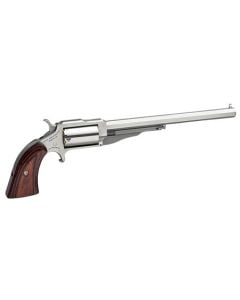 North American Arms 18606 1860 Hogleg *CA Compliant 22 WMR Caliber with 6" Barrel, 5rd Capacity Cylinder, Overall Stainless Steel Finish & Wood Grip