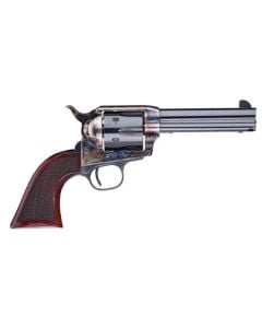 Taylors & Company 556201DE Short Stroke Smoke Wagon  45 Colt (LC) 6rd 4.75" Blued Cylinder & Barrel Color Case Hardened Steel Frame Checkered Walnut Navy Size Grip (Taylor Tuned) 556201DE